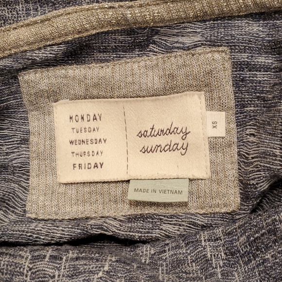 Anthropologie Saturday Sunday Gray Sweater Dress - Picture 10 of 11